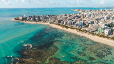 imagem aerea da cidade de maceio imagem aerea da cidade de maceio