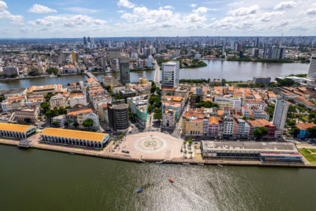 Imagem aérea da cidade de Recife Imagem aérea da cidade de Recife