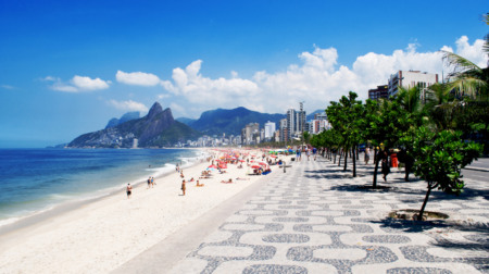 foto da praia de Ipanema, no Rio foto da praia de Ipanema, no Rio