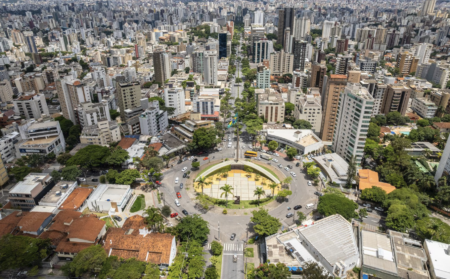 imagem área da cidade de Belo Horizonte imagem área da cidade de Belo Horizonte