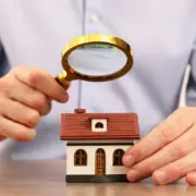 Pessoa segura lupa diante de uma casa, referindo-se à análise minuciosa (due diligence) que deve ser feita antes de uma transação imobiliária. Pessoa segura lupa diante de uma casa, referindo-se à análise minuciosa (due diligence) que deve ser feita antes de uma transação imobiliária.