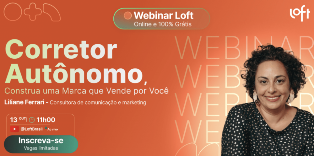 Webinar: Corretor Autônomo - Construa uma marca que vende por você Webinar: Corretor Autônomo - Construa uma marca que vende por você